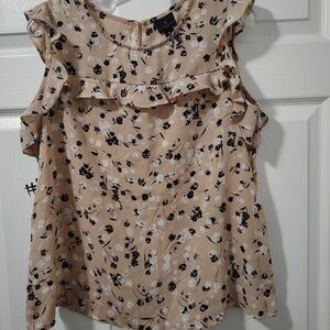 Worthington Petite Blouse in Cream and Black